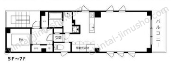 中目黒今井ビル6Fの間取図