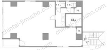 ブランシェ中仙道3Fの間取図