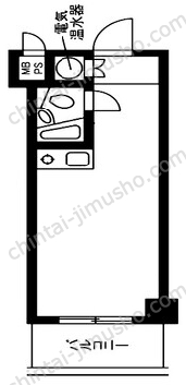 梅島ニックハイム綱島第73Fの間取図
