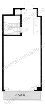 中銀日本橋マンシオン4Fの間取図