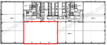ダイバーシティ東京オフィスタワー7Fの間取図