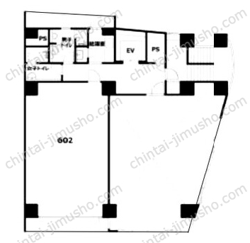 OK長者町ビル6Fの間取図