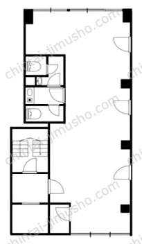 内山ビル2Fの間取図
