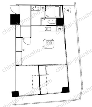 新宿パークサイド永谷5Fの間取図