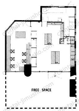 ヒマワリビル1Fの間取図