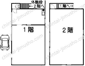 中川3丁目事務所・倉庫一棟貸の間取図