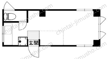 関ビル2Fの間取図