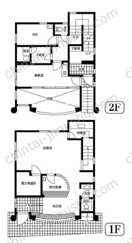 （仮称）祐天寺2丁目貸店舗事務所一括貸の間取図