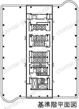 クイーンズタワーA5Fの間取図