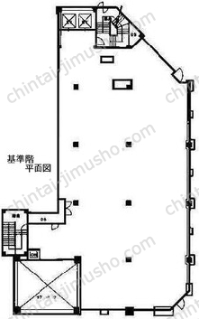 SVAX西新橋ビルディング3Fの間取図
