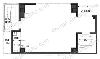 3S Bldg.4Fの間取図
