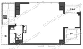 3S Bldg.7Fの間取図
