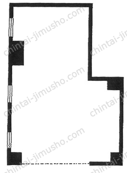 KBMビルⅡ1Fの間取図