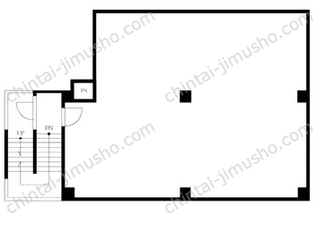 永田ビル3階の間取図