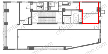 good office品川2Fの間取図