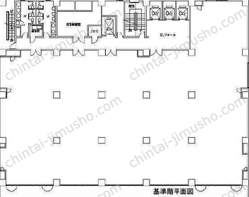 日本生命新橋ビル8Fの間取図