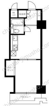 藤和横浜西口ハイタウン7Fの間取図