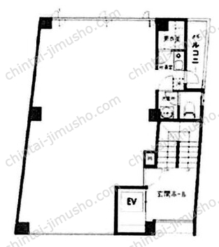 サバース1Fの間取図