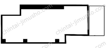 アヴィタシオン三ノ輪1Fの間取図