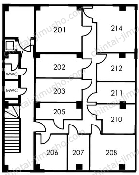 ALビル／ハローオフィス御徒町2Fの間取図