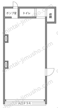 徳武ビル1Fの間取図