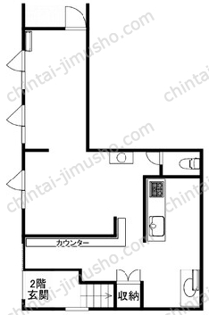 フォレスト沼袋1Fの間取図
