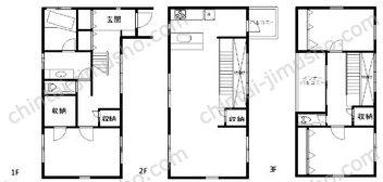 南青山一丁目戸建一棟貸の間取図
