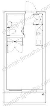 ハイツササキ3Fの間取図