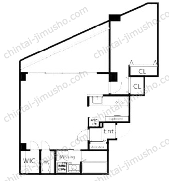 レジデンス広尾B1Fの間取図