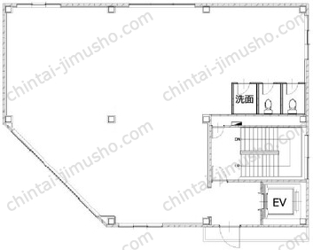 第一フロンティアビル2Fの間取図