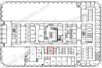 新宿センタービル/+OURS新宿49Fの間取図