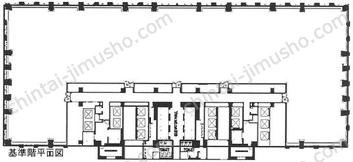 丸の内トラストタワー本館21Fの間取図