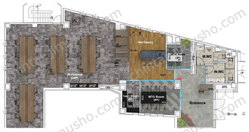 いちご渋谷神山町ビル1Fの間取図