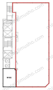 岡谷ビルディング8Fの間取図