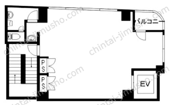 JP浜町ビル3Fの間取図
