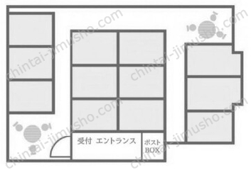 USビル／ファーストオフィス半蔵門・麹町8Fの間取図