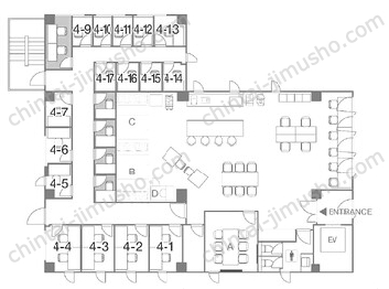 SOLACUBE横浜関内/MID POINT横浜関内4Fの間取図