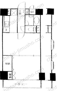 モルペウス横浜3Fの間取図