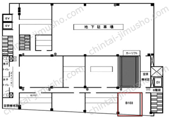 宇徳ビル／宇徳ビルディングB1Fの間取図