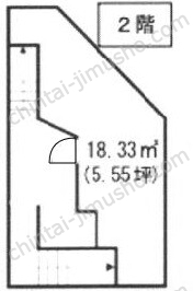 十番コアビルⅡ2Fの間取図