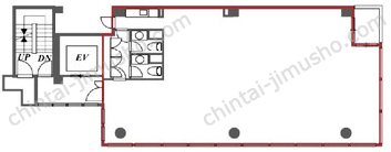 NS麻布十番ビル一括貸の間取図