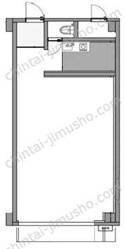 秀和北青山レジデンス4Fの間取図