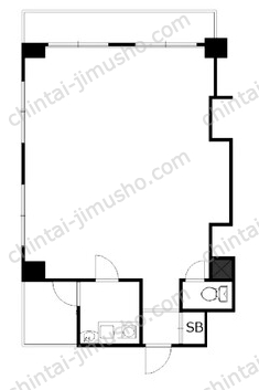 中島ビル4Fの間取図