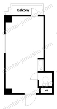 オフィスビル大井MAX-111Fの間取図