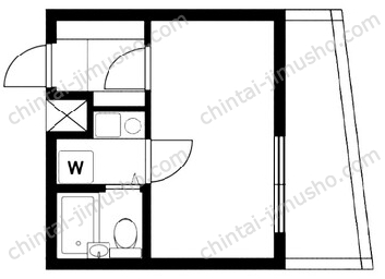 三和マンション3号館1Fの間取図