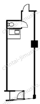 パルムハウス初台9Fの間取図