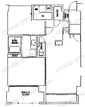 スカイプラザ赤坂3Fの間取図