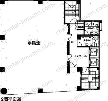 東京冷凍新川ビル2階の間取図