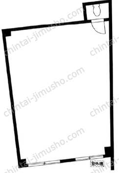 千駄木ハイツ1Fの間取図