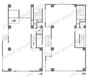 石井ビル一括貸の間取図